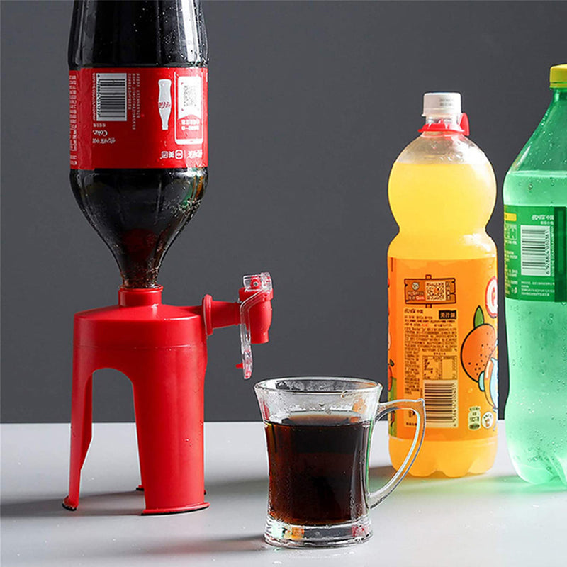 Portable Drink Dispenser Bottle – Easy Pour Soda & Water for Home Bar Setup