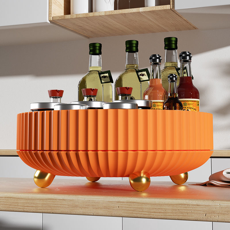 360° Rotating Cosmetic Storage Box – Makeup Organizer for Home & Travel