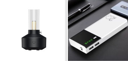 Vintage Flame Style Aroma Diffuser – LED Essential Oil Humidifier Air Purifier Night Light