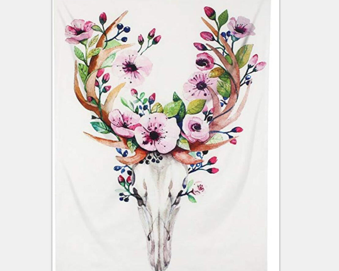 Flamingo Aesthetic Wall Hanging Tapestry – Modern Boho Bedroom & Dorm Room Decor