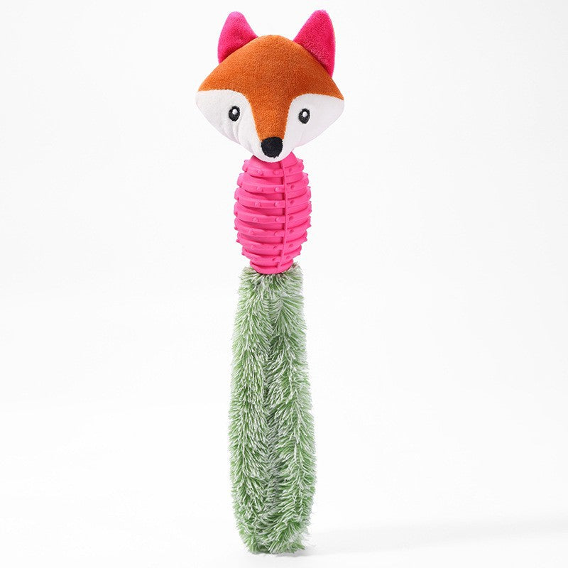 Interactive Pet Dog Toy Squeaky Chew Anti Stress Bite Resistant Grinding Toy