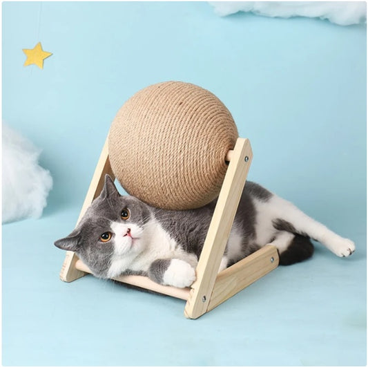 Cat Climbing Frame Scratching Post Tower – Heavy Duty Pet Furniture Protector