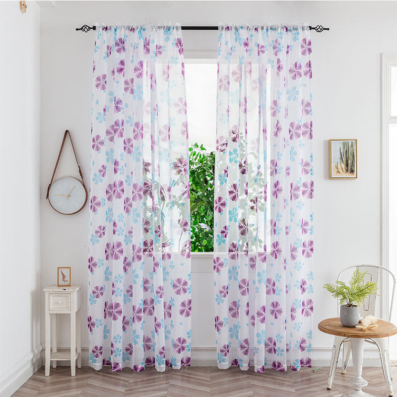 Minimalist Mesh Sheer Curtains – Light Transmission Bedroom Window Drapes for Cozy Living Space