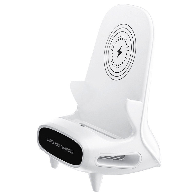 Portable Mini Chair Wireless Charger 10W Fast Charge Phone Holder Desk Stand – Unique Gift Idea