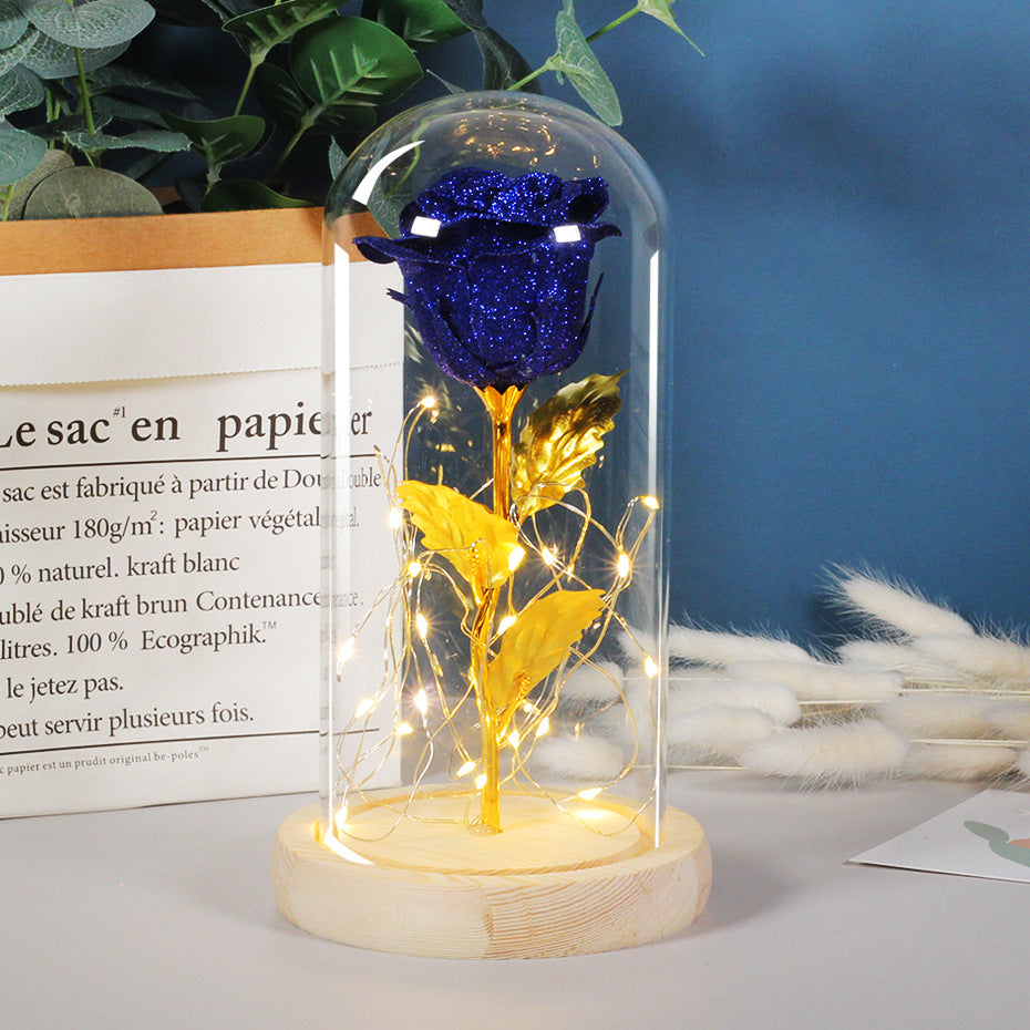 Eternal Rose LED Light Gift – Romantic Glass Rose for Girlfriend & Valentine’s Day