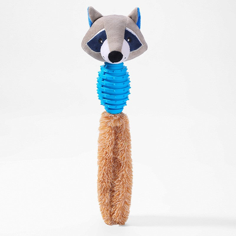 Interactive Pet Dog Toy Squeaky Chew Anti Stress Bite Resistant Grinding Toy