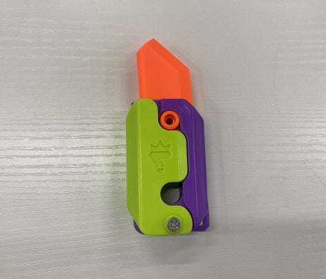 Mini Radish Knife Fidget Toy – 3D Printed Gravity Cube Stress Relief Gift Toy