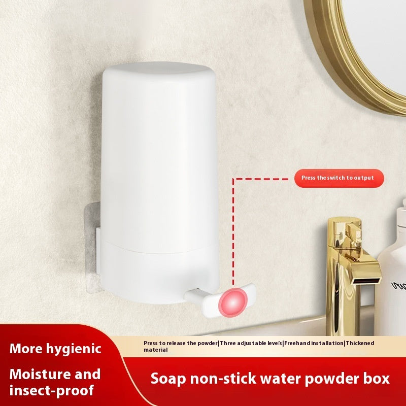 Wall Mounted Soap Grinder Dispenser – Kitchen & Bathroom Soap Powder Organizer Box