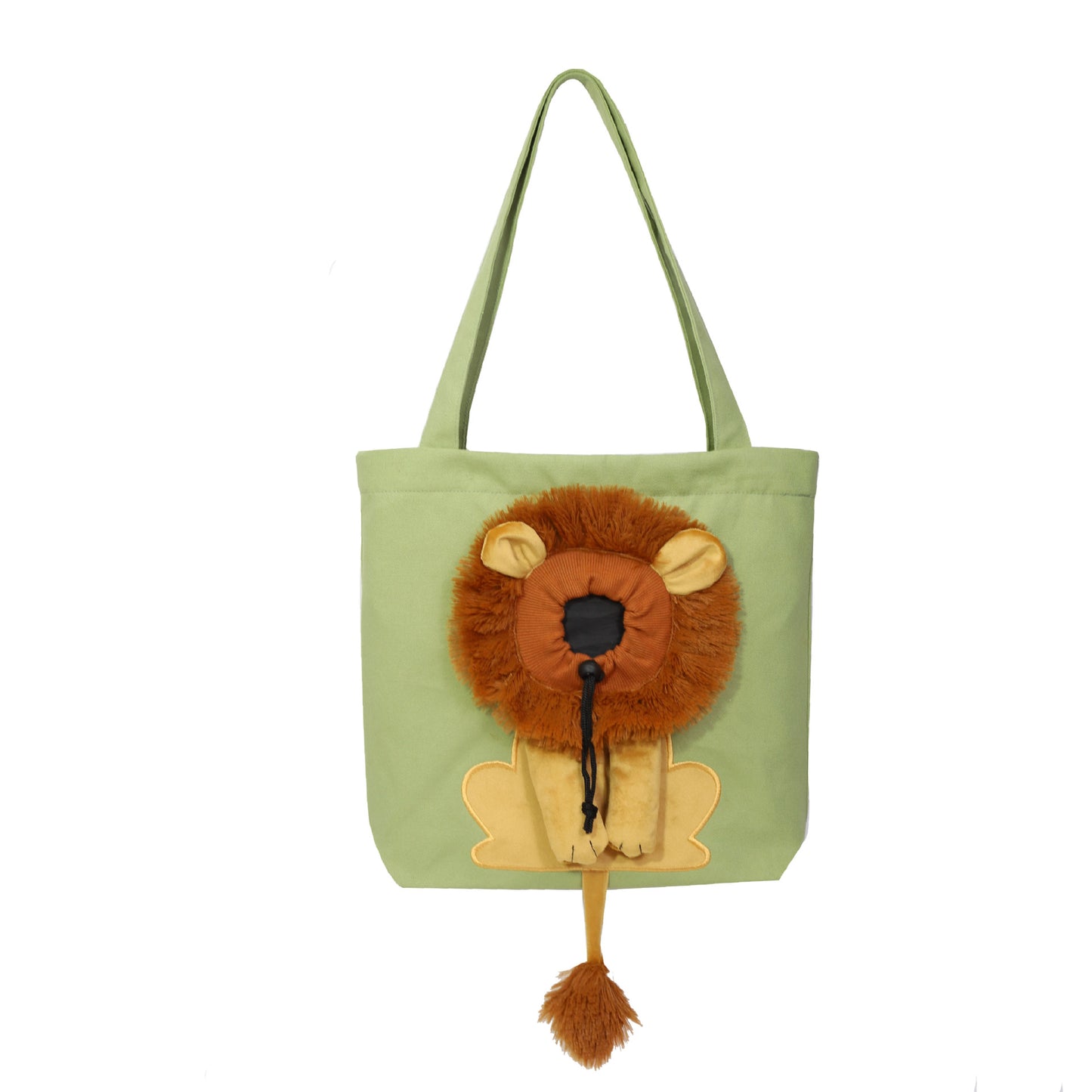 Cute Lion Pet Carrier – Travel Bag for Small Cats & Dogs