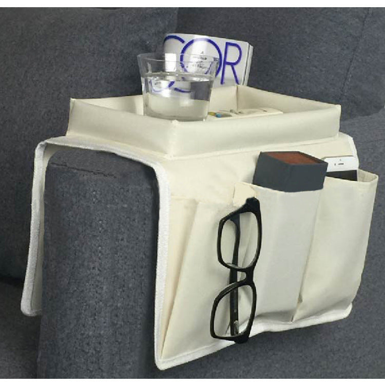 Sofa Armrest Organizer Bag – Remote Control Holder for Couch Storage