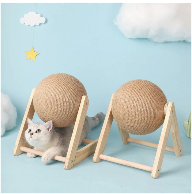 Cat Climbing Frame Scratching Post Tower – Heavy Duty Pet Furniture Protector