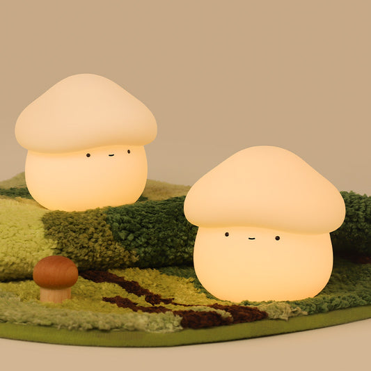 Silicone Mushroom Night Light – Adorable Bedside Lamp for Kids & Adults