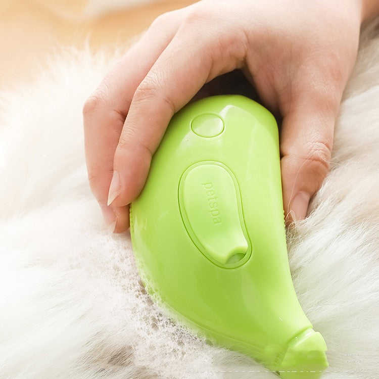 3-in-1 Pet Steam Brush for Dogs & Cats | Steam Spray Grooming Comb