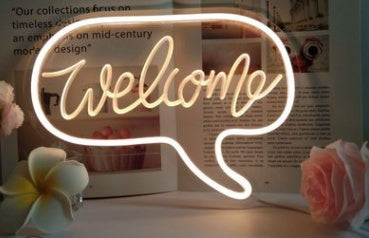 Aesthetic LED Neon Light Acrylic Back Panel – Room Decor Lamp for Bedroom & Gifts