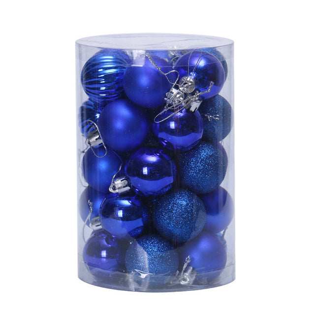 34pcs Christmas Ball Ornaments Set 4cm – Shatterproof Xmas Tree Decorations