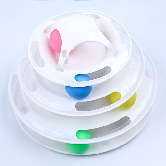Cat Toy Ball Interactive Kitten Toy Anti Stress Fun Pet Play Toy