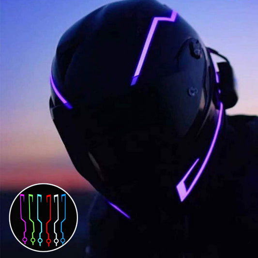 Helmet Motorcycle Light Riding Signal - Helmet Signal LED Strip