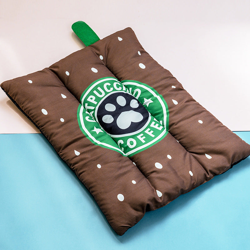 Pet Cooling Pad – Ice Silk Dog Mat, Summer Cat Rug, Washable Cooling Bed
