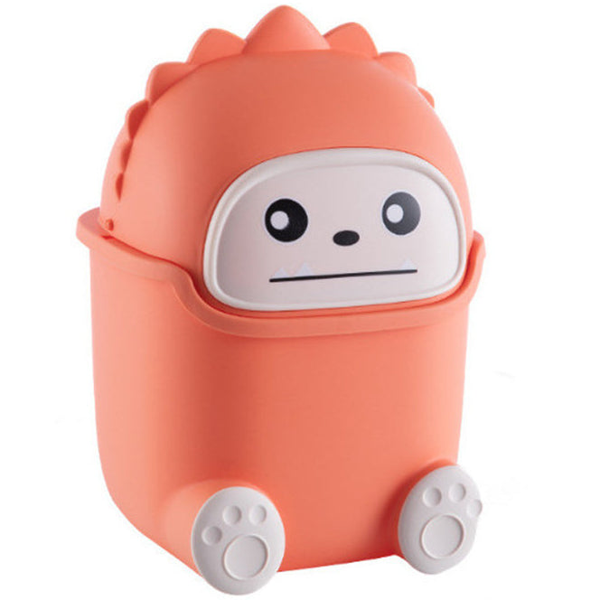 Small Flip-Top Desktop Trash Bin – Tidy Desk & Home Storage Solution