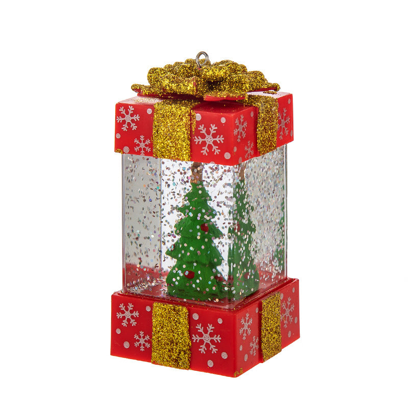 Christmas Crystal Ball Gift Box Lights – LED Holiday Decoration for Home & Party Decor