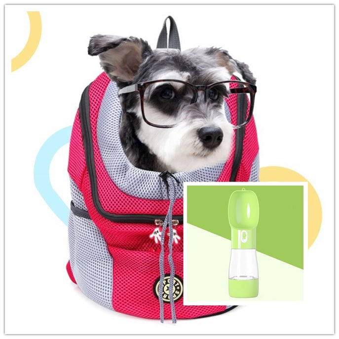 Pet Travel Backpack Carrier – Portable Outdoor Dog Bag for Hiking & Walking