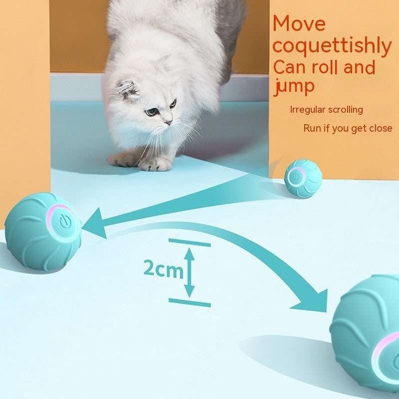 Self Rolling Cat Toy Ball – Automatic Interactive Toy for Kittens & Cats