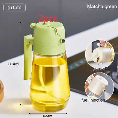 Olive Oil & Vinegar Sprayer Bottle – Kitchen Cooking & BBQ Oil Spray