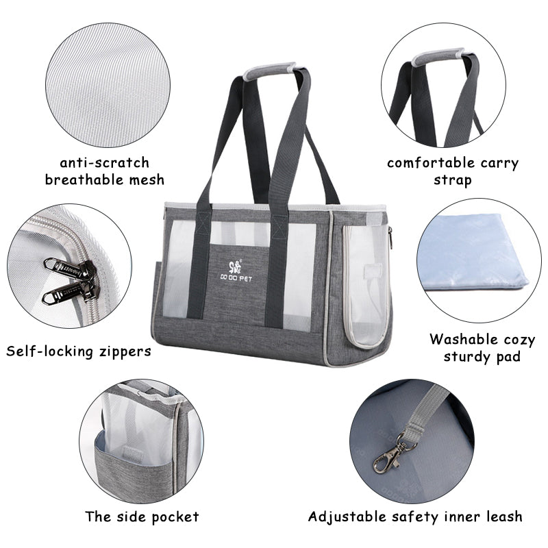 Outdoor Pet Carrier Bag – Portable Dog & Cat Backpack with Breathable Mesh