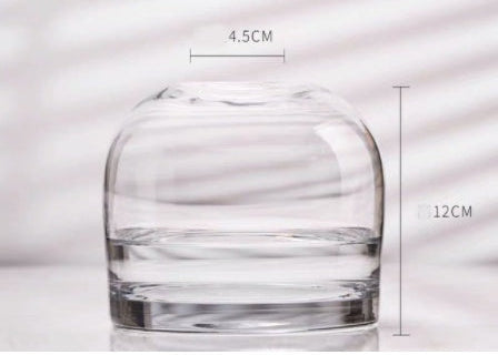 Decorative Glass Vase for Flowers – Modern Living Room & Dining Table Accent
