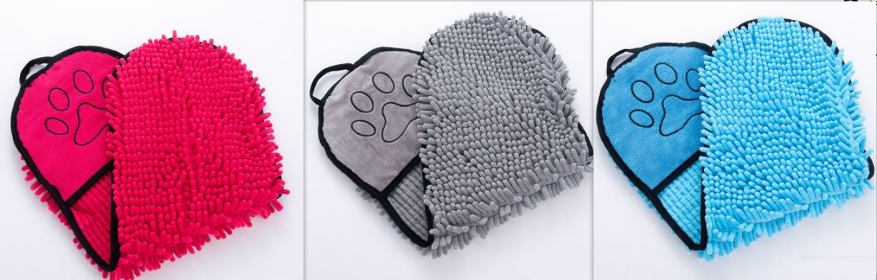 Quick-Dry Microfiber Dog Towel | Ultra Absorbent Pet Bathrobe for Dogs & Cats