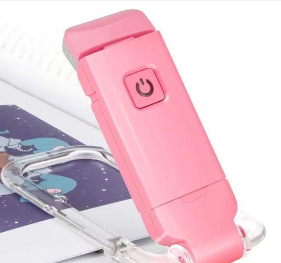 Portable Book Reading Light LED Clip – Rechargeable Eye Care Lamp for Bedside Reading