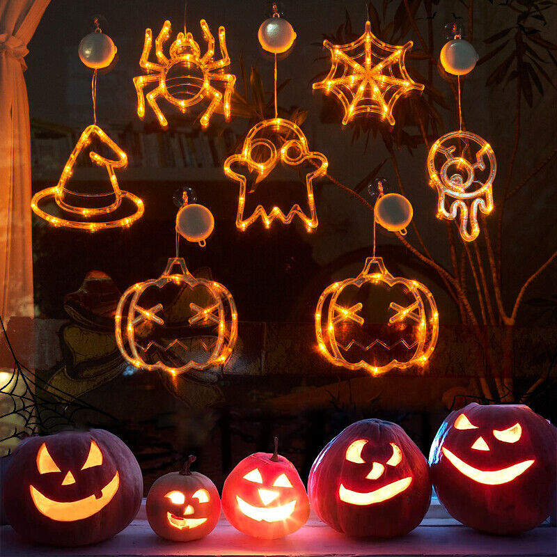 Haunted Window LED Lights – Fun Halloween Home Glow