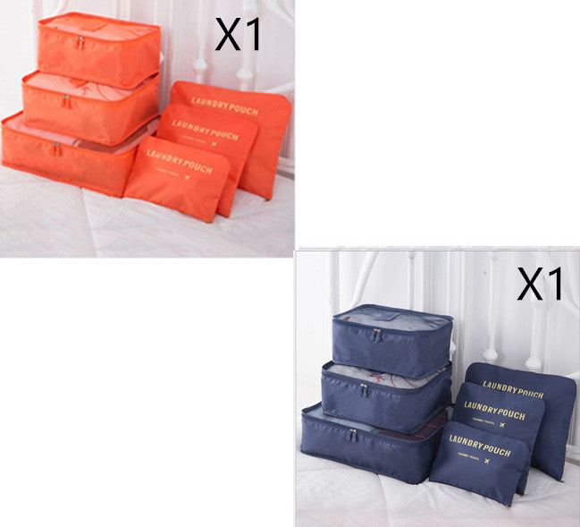 Travel Clothes Organizer Bags Set – 6PCS Packing Cubes for Luggage & Efficient Packing System