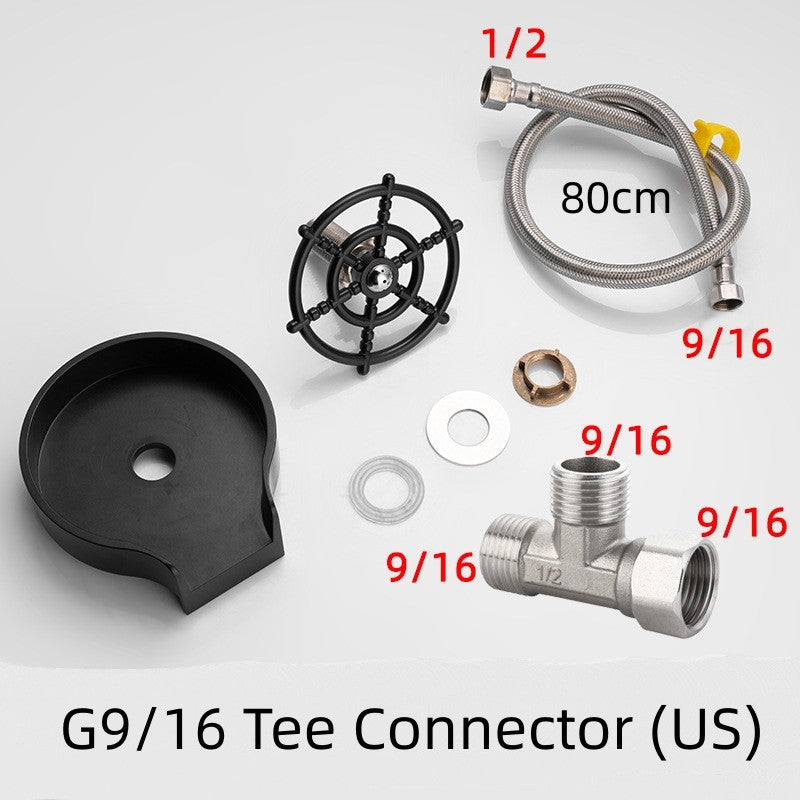 High-Pressure Bar Counter Cup Washer Sink Attachment