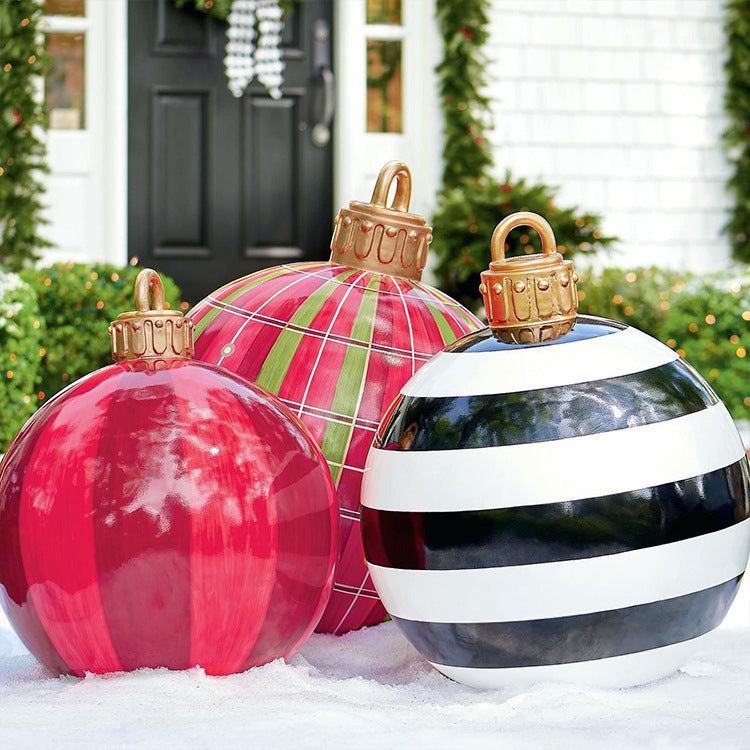 Large Christmas Decoration Balls for Festive Outdoor Displays
