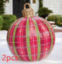 Large Christmas Decoration Balls for Festive Outdoor Displays