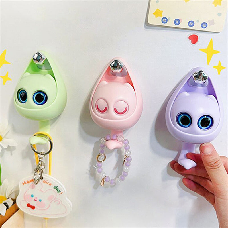 Playful Cat Coat Hook for Keys, Scarves, and Hats