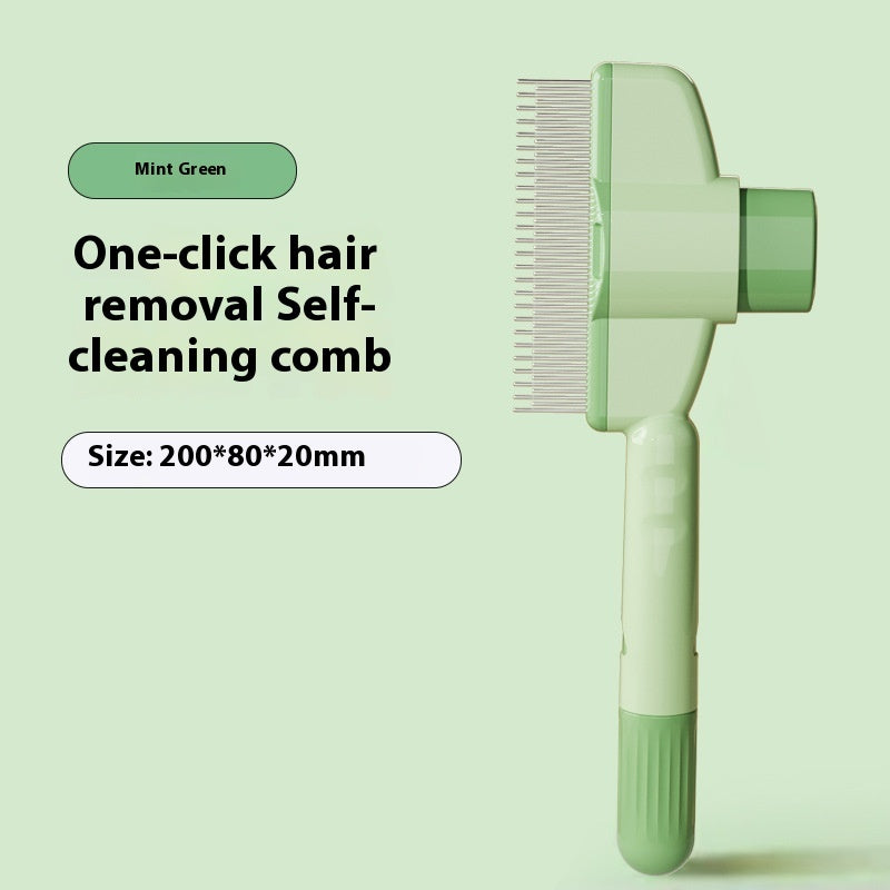 Premium Pet Grooming Comb | Easy-Clean Deshedding Tool for Dogs & Cats
