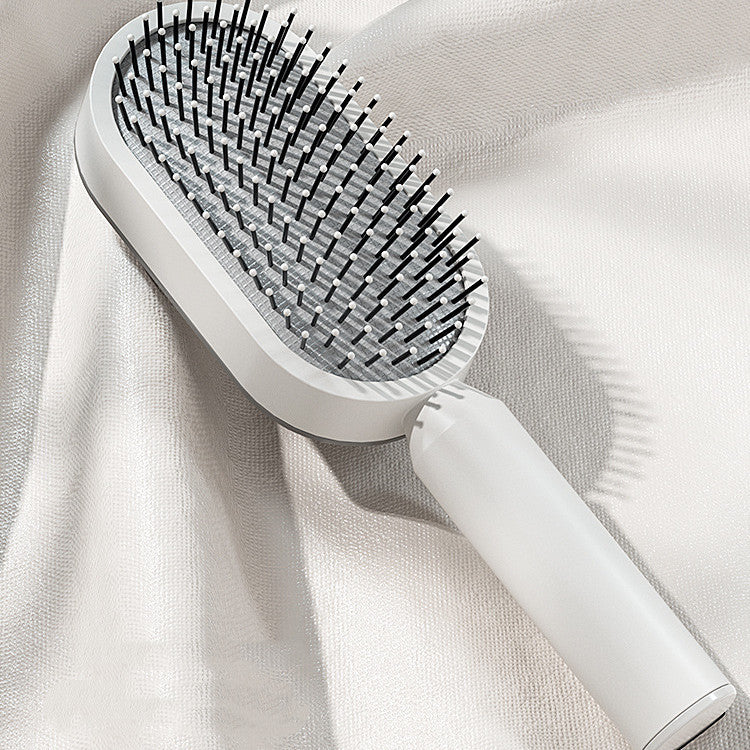 Self-Cleaning Hair Brush – Detangling & Smoothing with One-Click Hair Removal