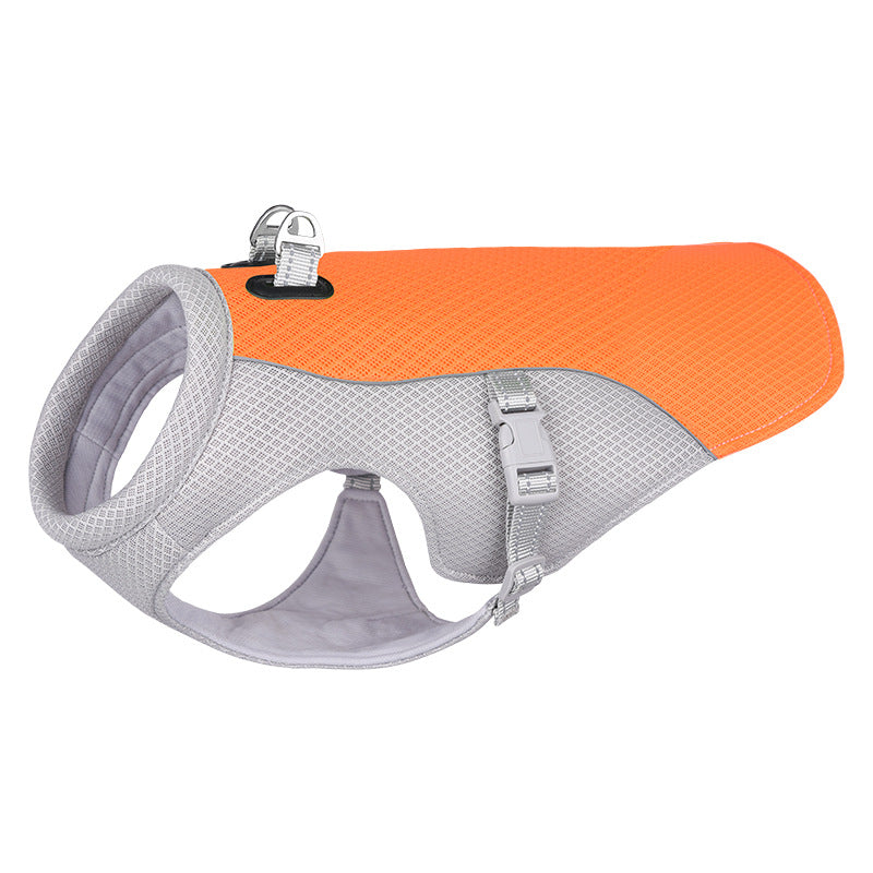 Dog Cooling Vest – Breathable Summer Heat‑Resistant Pet Clothes for Outdoor Walks