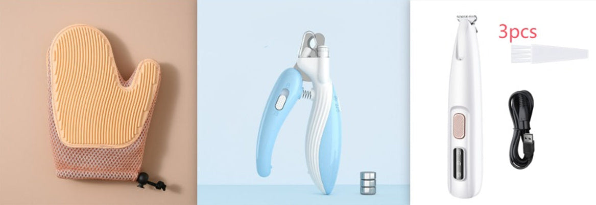 Waterproof Pet Paw Trimmer LED – Dog Hair Clipper for Safe & Easy Home Grooming