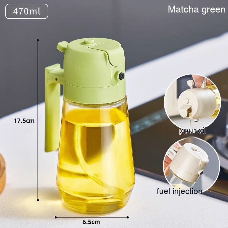 Olive Oil & Vinegar Sprayer Bottle – Kitchen Cooking & BBQ Oil Spray