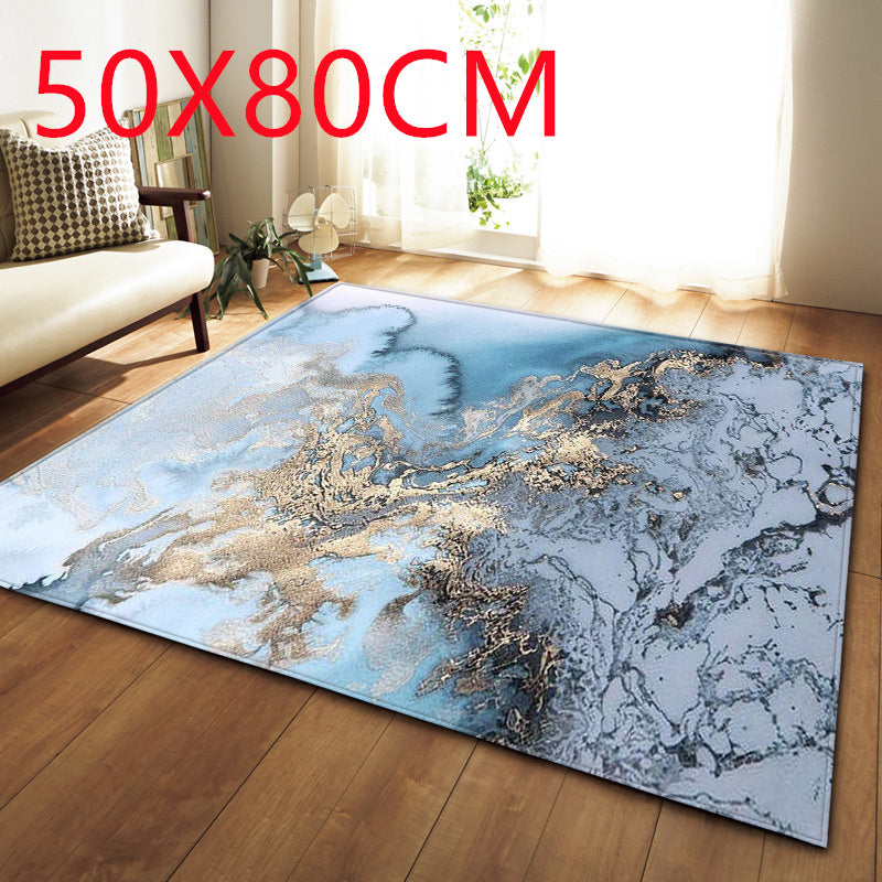 Marble Pattern Carpet Rug – Luxury Living Room & Bedroom Area Rug Home Decor