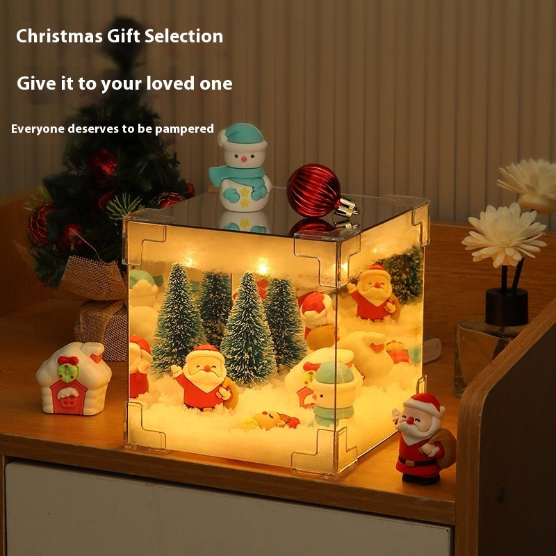 Christmas Craft LED Lamp Kit – 3D Cube Light for Holiday Decor & Gifts