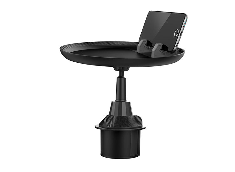 Car Cup Holder Food Tray – Adjustable Drink Organizer Table for Snacks, Coffee & Road Trips