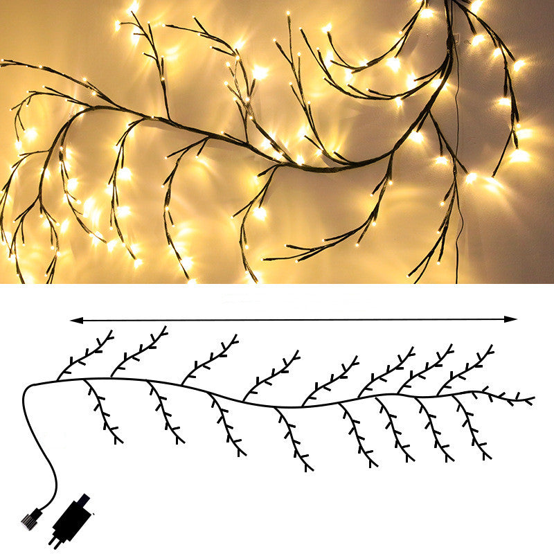 LED Rattan String Lights – Aesthetic Fairy Lights for Bedroom & Room Decor