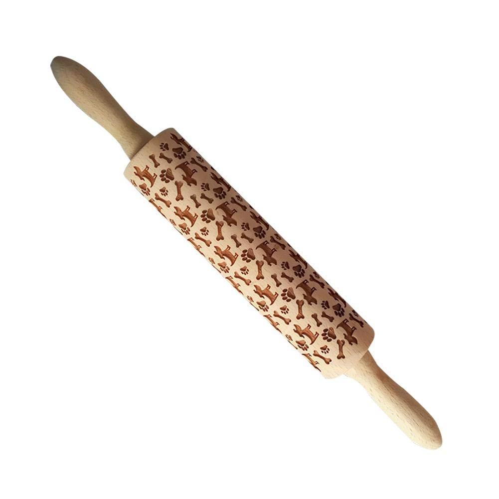 Make Festive Cookies with Christmas Embossed Rolling Pin