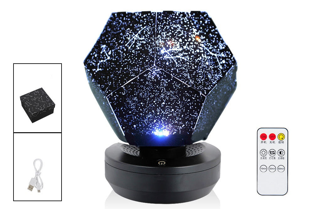 LED Galaxy Projector Night Lamp – Starry Sky Projector LED Night Light for Bedroom