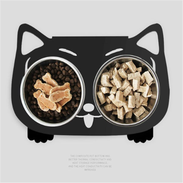 Anti-Spill Cat Dog Bowl – Stable Feeding Water Bowl for Pets at Home