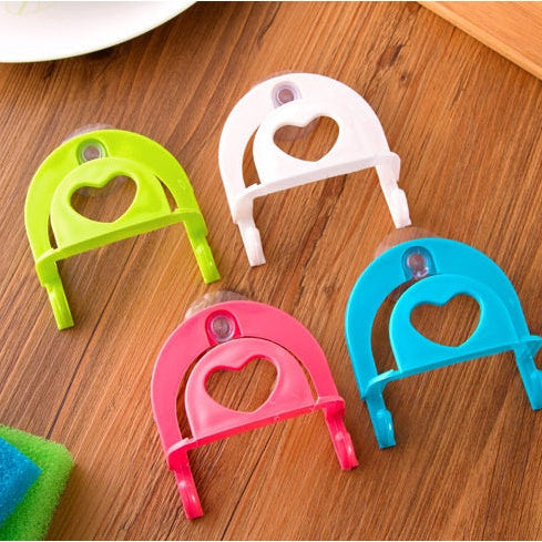 Sponge Holder Hook Rack – Kitchen Sink Storage Organizer for Daily Cleaning